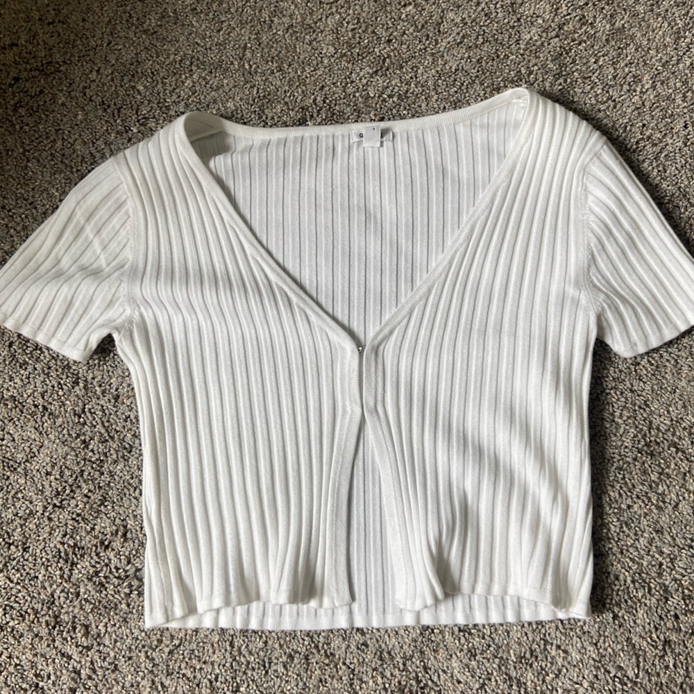 GARAGE Ribbed Knit Top